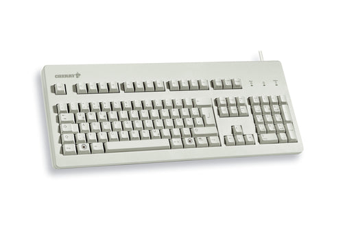 CHERRY G80-3000 BLACK SWITCH, Keyboard, Corded, Light Grey, USB/PS2 (QWERTY - UK) CHERRY G80-3000 BLACK SWITCH, Keyboard, Corded, Light Grey, USB/PS2 (QWERTY - UK)